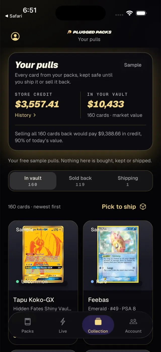 Your collection of pulled slabs